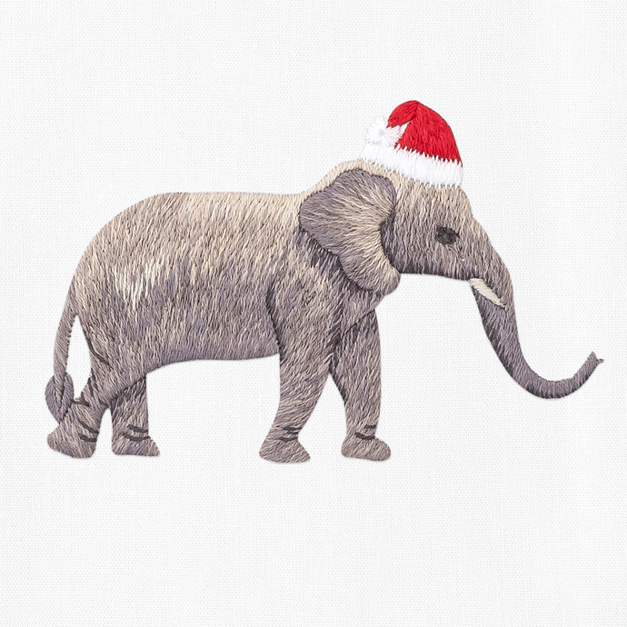 Santa Hat Elephant