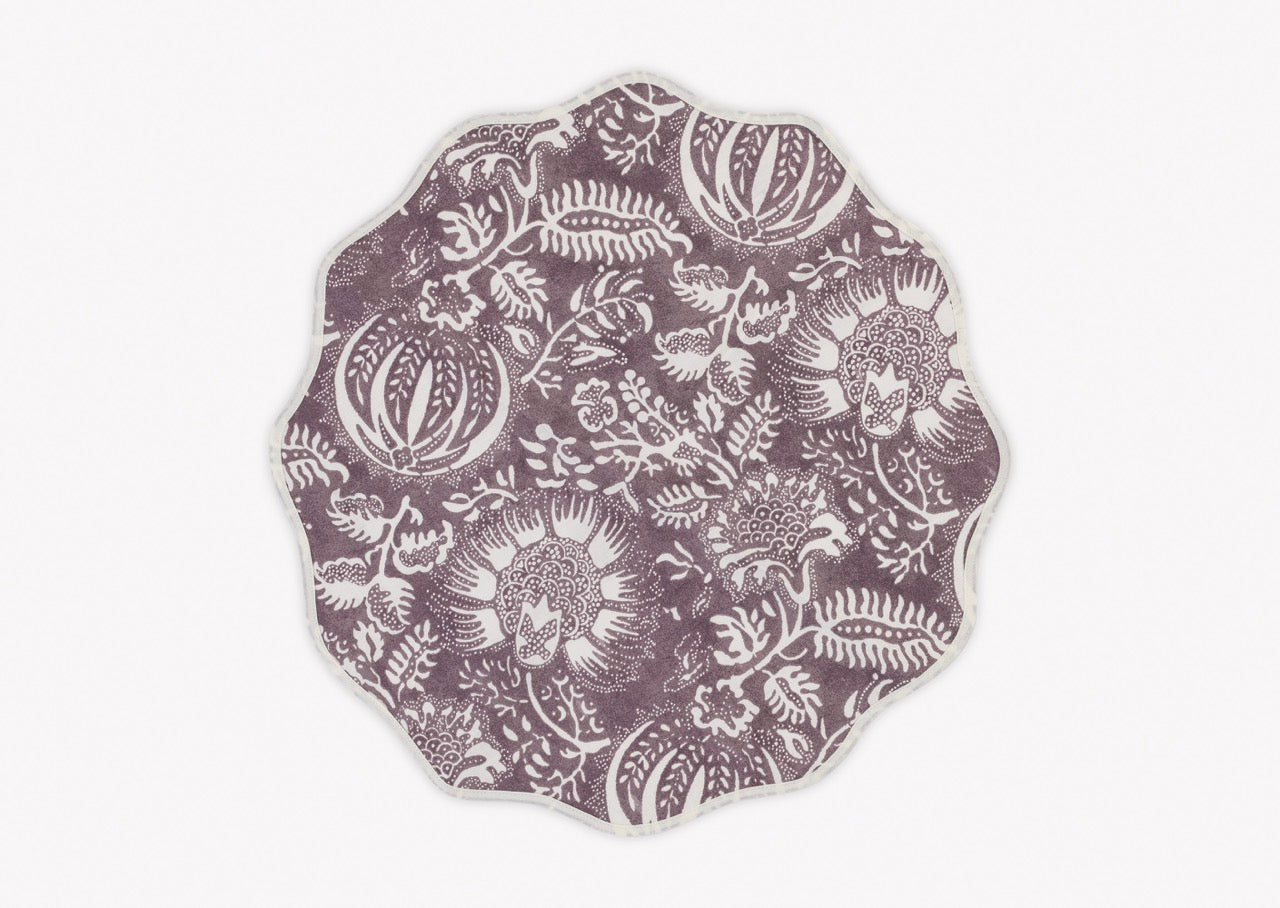 Matouk Granada Round Placemat Thistle Color