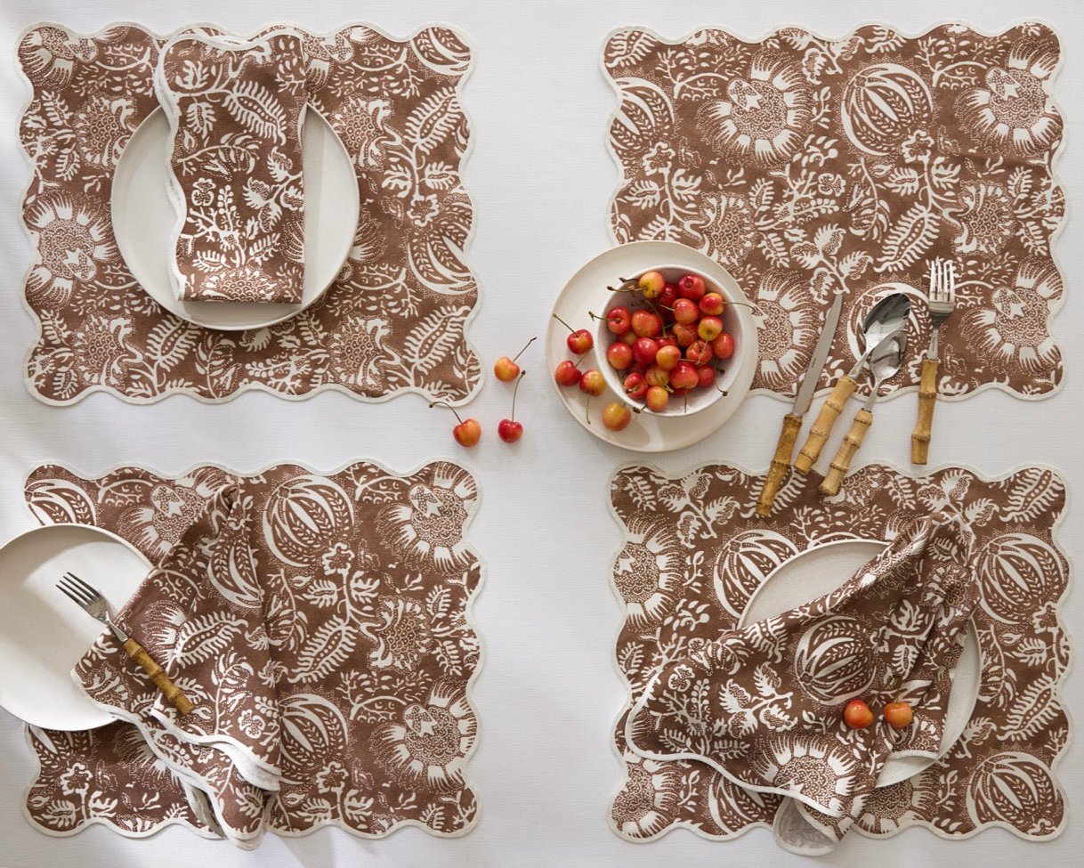Matouk Granada Table Linens Placemats Detail