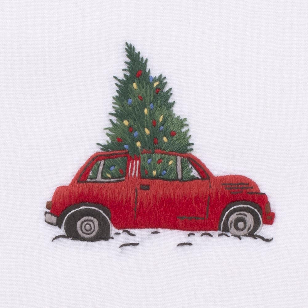 Image of Henry Handwork Christmas Tree Car Motif