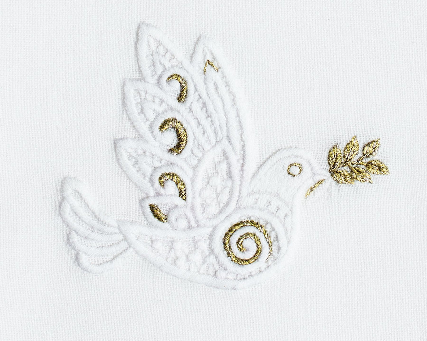 Image of Henry Handwork Dove White gold Motif