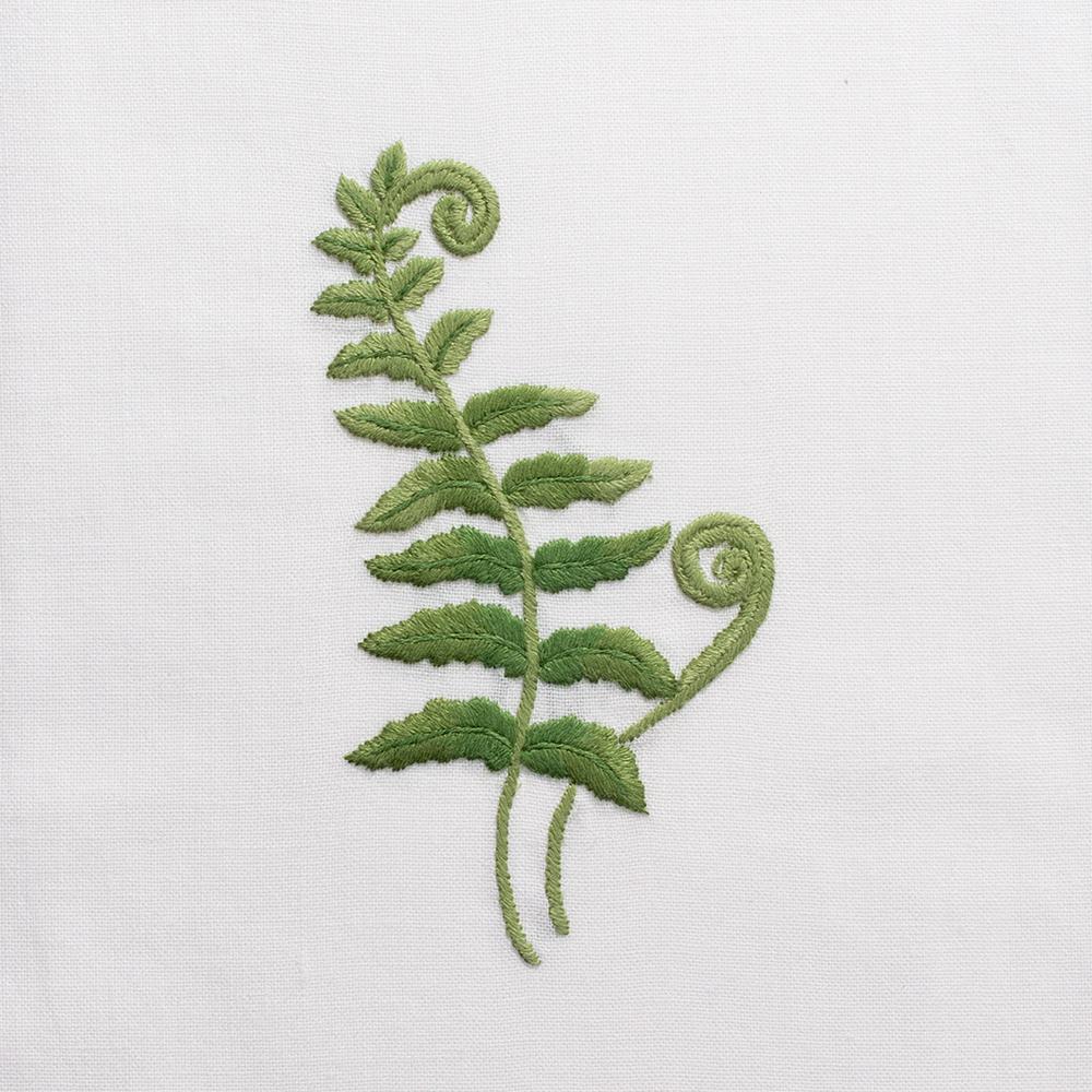 Image of Henry Handwork Fern Fronds Motif