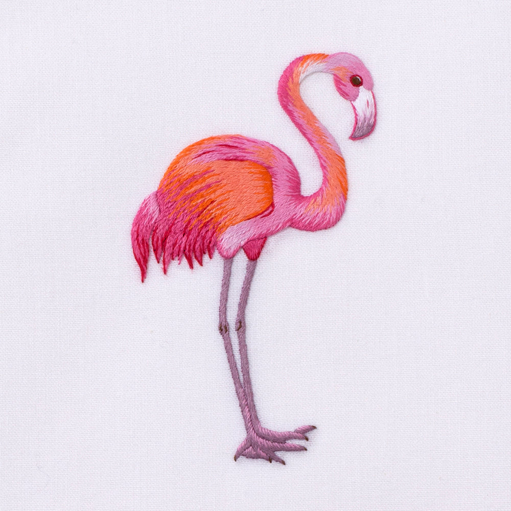 Image of Henry Handwork Flamingo Motif