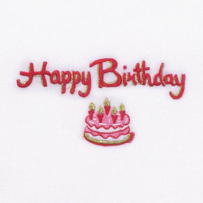Henry Handwork Happy Birthday Motif