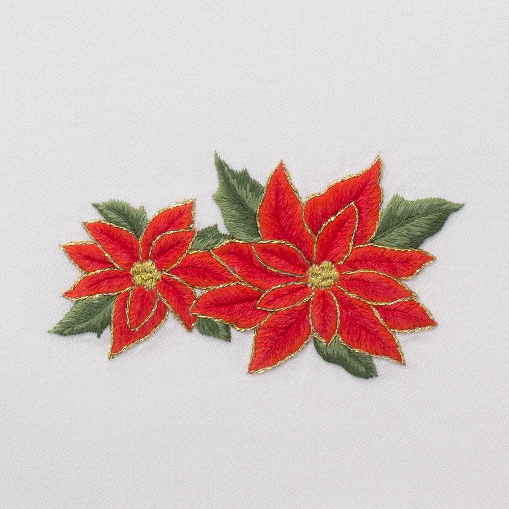 Image of Henry Handwork Poinsettias Motif