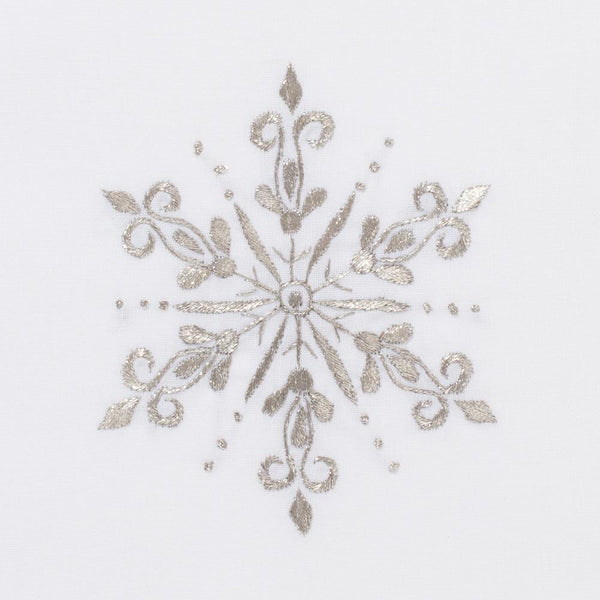 Photo of the Snowflake Silver ensemble.