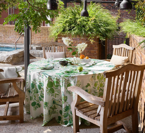 Photo of the Citrus Garden | Table Linens ensemble.