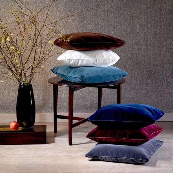 Photo of the The Jaya Pillow Collection ensemble.