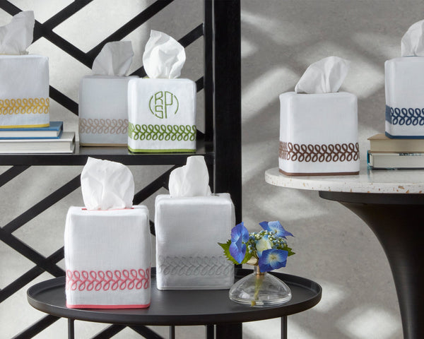 Astor Braid Tissue box covers