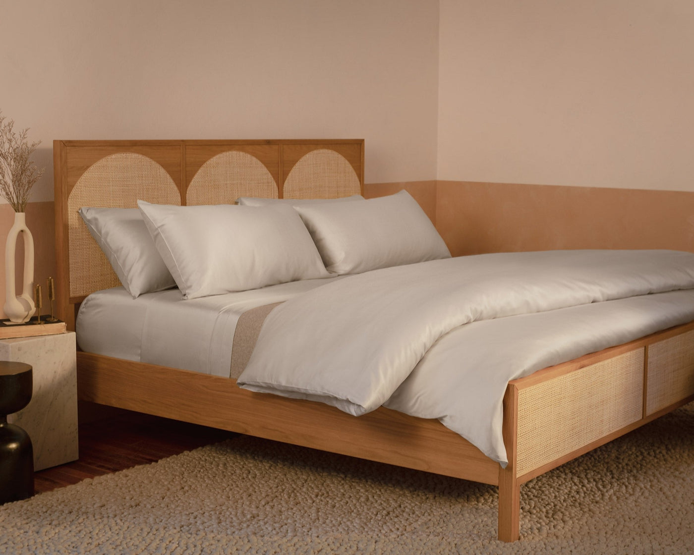 Image of LETTO Woodland Silk bed.