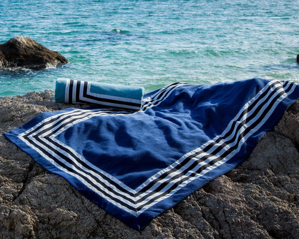 Photo of the Cannes Beach Towel ensemble.