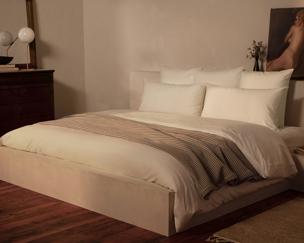 Photo of the Sea Island Percale ensemble.