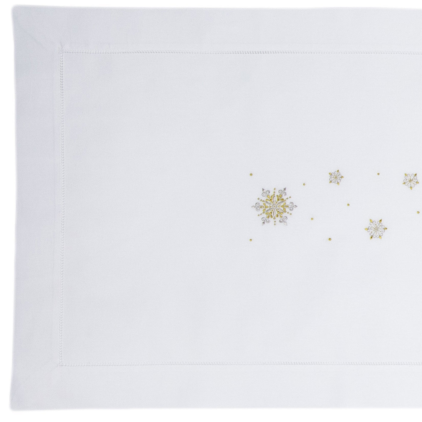 Snowflake Glitter Table Runner