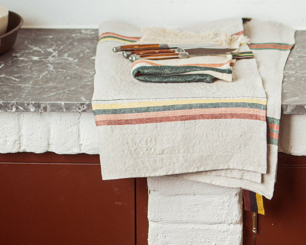 Photo of the The Dock Tea Towel Set ensemble.