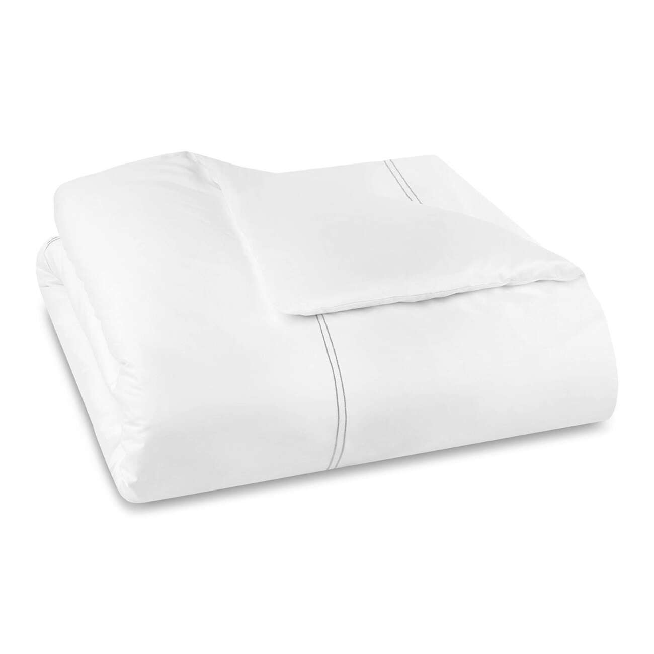Sereno in Cool Gray on White by Amalia Home Collection