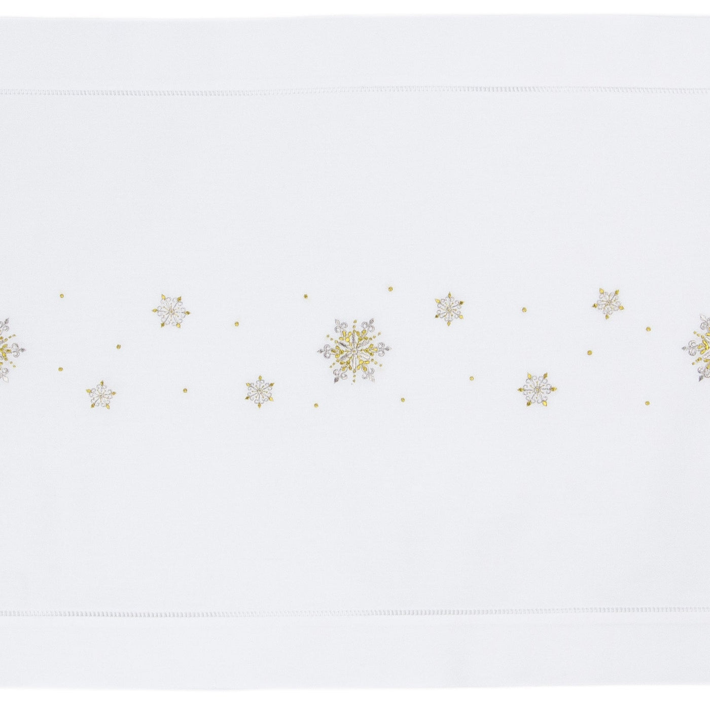 Snowflake Glitter Table Runner