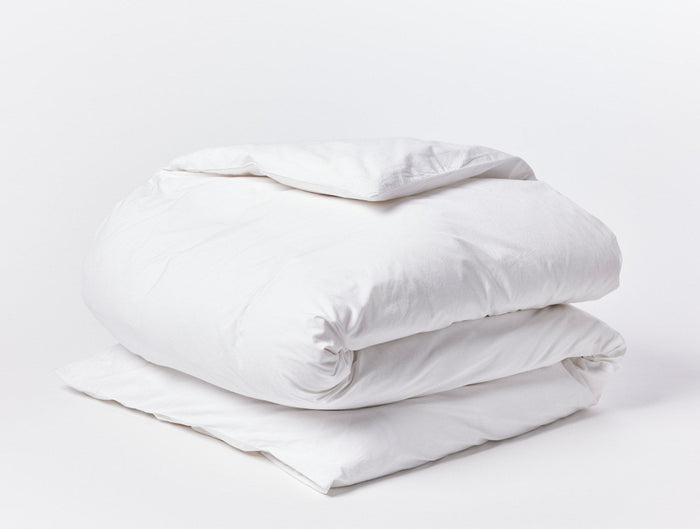 Photo of the Refined Percale | Duvet Cover ensemble.