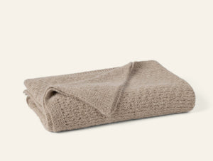 Photo of the Alpamayo Suri Alpaca Knit | Throw ensemble.