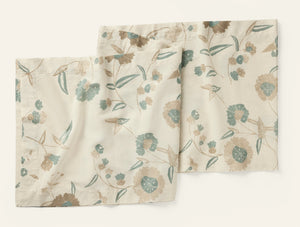 Photo of the Aurora Print | Table Runner ensemble.