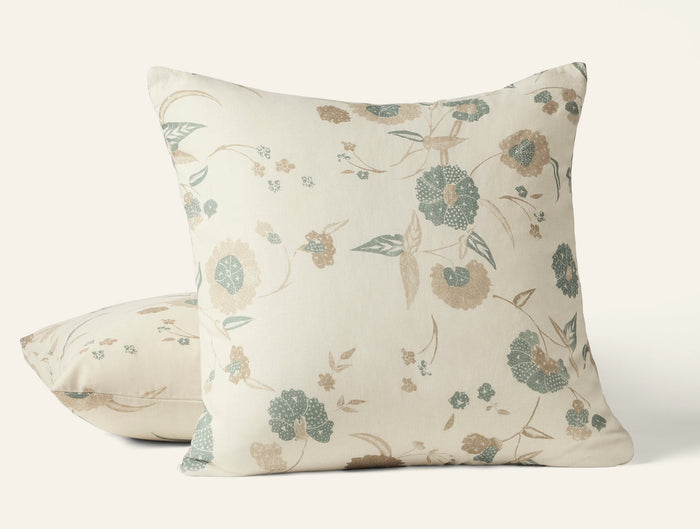 Photo of the Aurora Print | Pillow Sham ensemble.