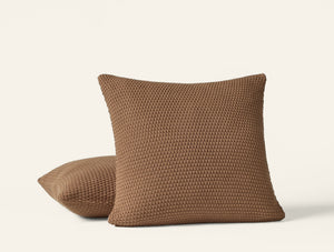 Photo of the Avalon Knit | Decorative Pillow ensemble.