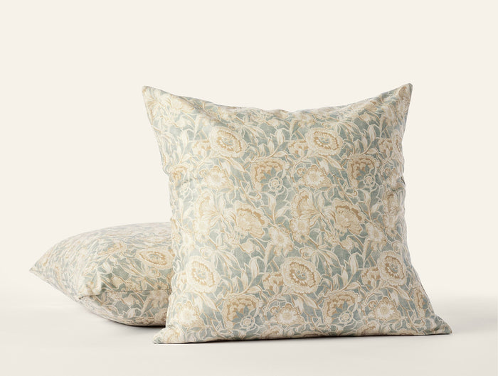 Photo of the Balboa Print | Decorative Pillow ensemble.