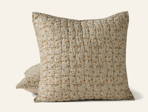 Photo of the Blossom Handstitched | Pillow Sham ensemble.