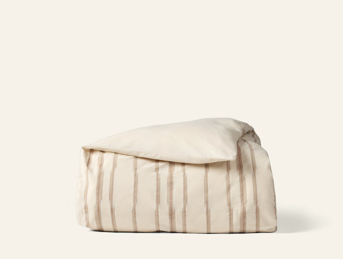 Photo of the Cazadero Stripe | Duvet Cover ensemble.