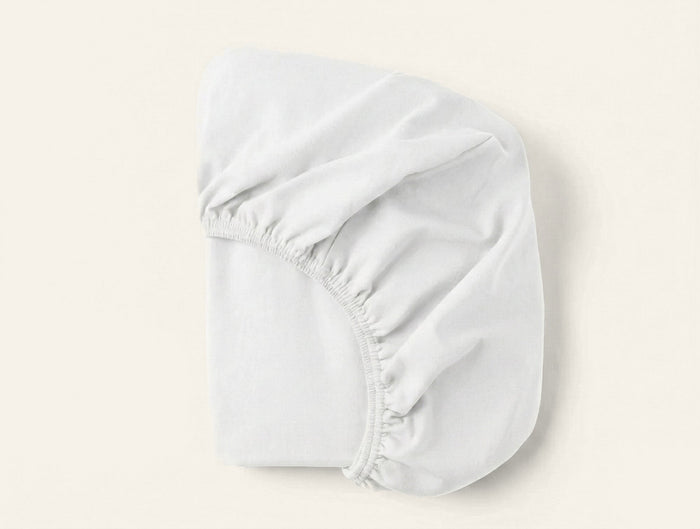 Photo of the Cloud Brushed Flannel | Fitted Sheet ensemble.