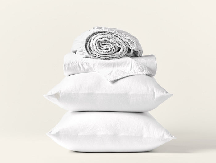 Photo of the Cloud Soft Sateen | Sheet Set ensemble.