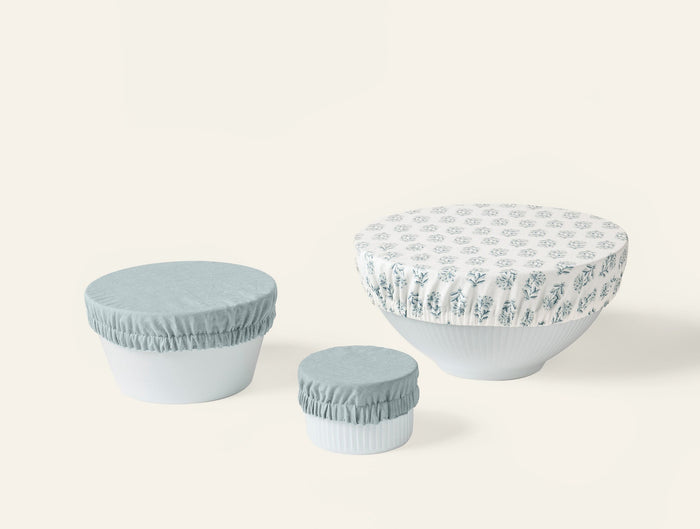 Photo of the Coyuchi Conserve | Bowl Cover Set ensemble.