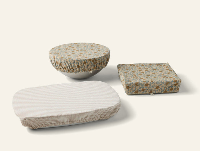 Photo of the Coyuchi Conserve | Serving Dish Cover Set ensemble.