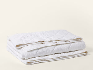 Photo of the Diamond-Stitched Cotton | Comforter ensemble.