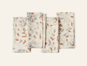 Photo of the Flora Print | Napkin Set ensemble.
