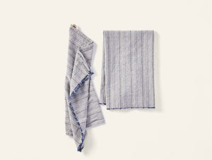 Photo of the Fringe Stripe | Hand Towel, Pair ensemble.
