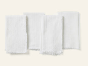 Photo of the Fringe Stripe | Napkin Set ensemble.