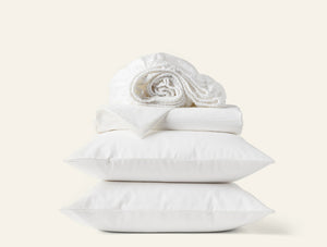 Photo of the Heirloom Sateen | Sheet Set ensemble.
