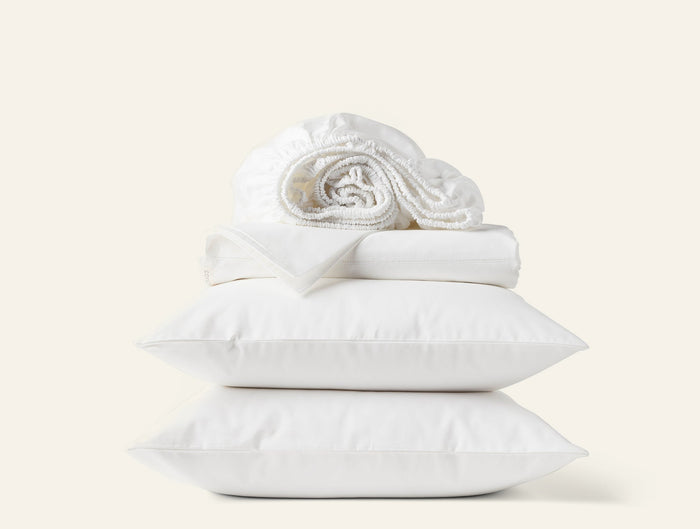 Photo of the Heirloom Sateen | Sheet Set ensemble.