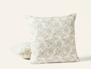 Photo of the Marguerite Print | Decorative Pillow ensemble.
