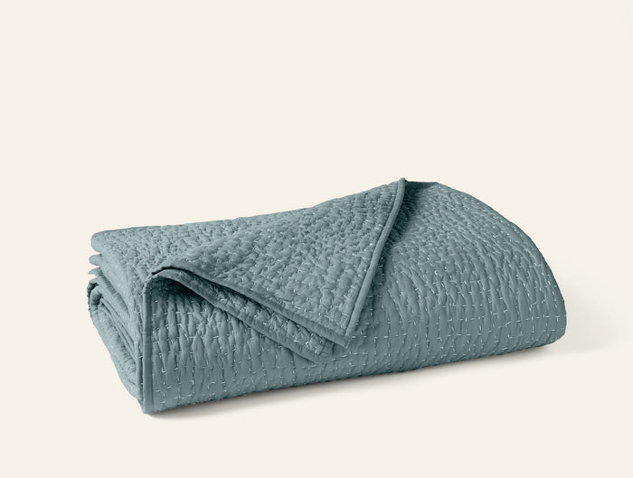 Photo of the Pebbled Handstitched | Quilt ensemble.