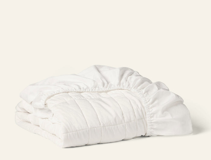 Photo of the Washable Wool Filled | Mattress Pad ensemble.
