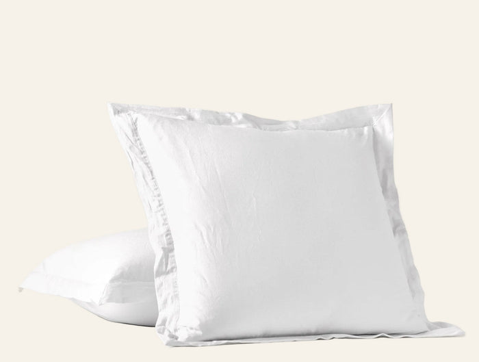 Photo of the Cloud Soft Sateen | Pillow Sham ensemble.