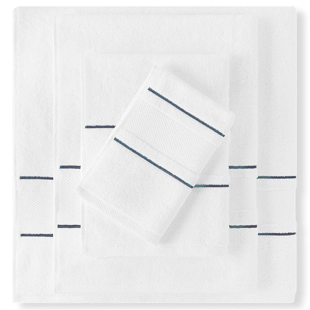 Prado in Midnight on White by Amalia Home Collection