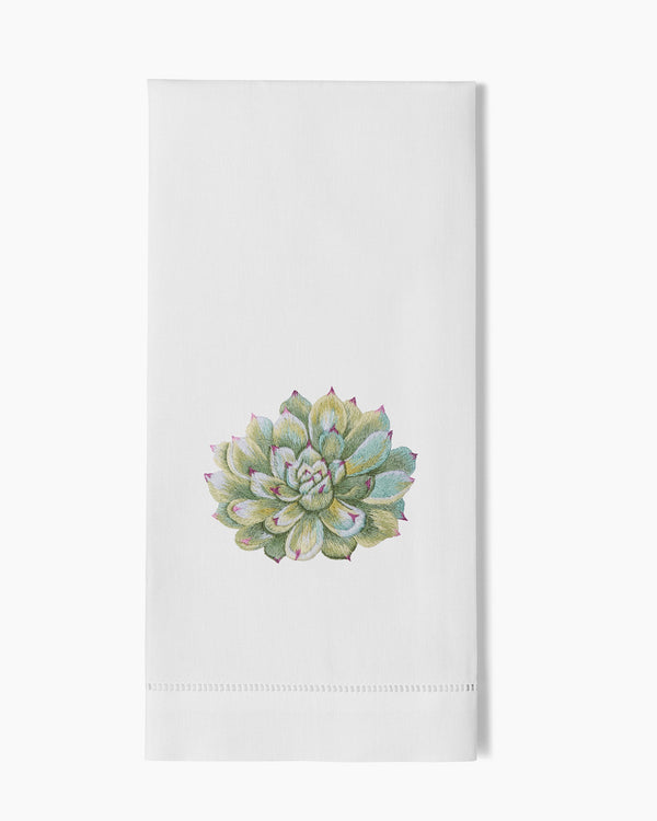 Photo of the Succulent Hand Towel ensemble.