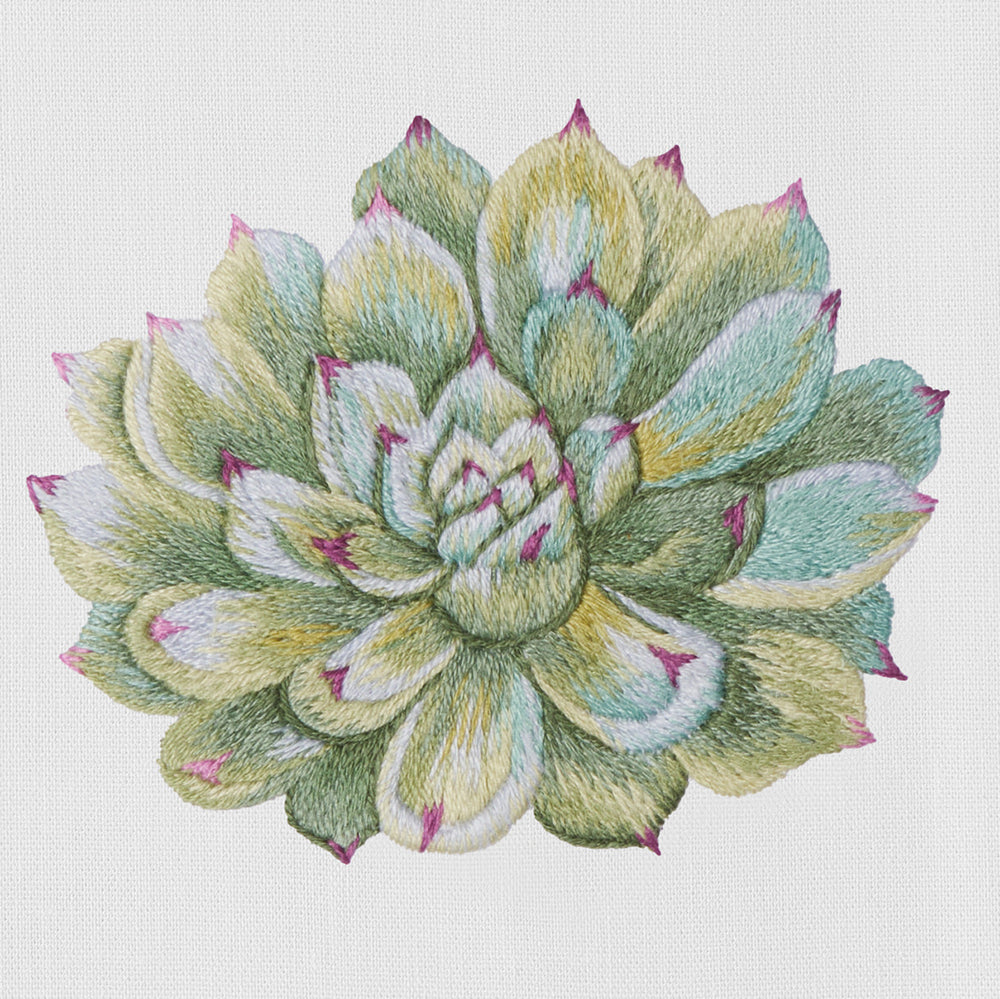 Henry Handwork Succulent Towel - Thumbnail 5