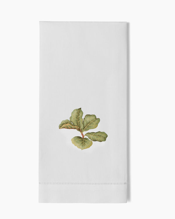 Photo of the Fiddle Leaf Fig Hand Towel ensemble.