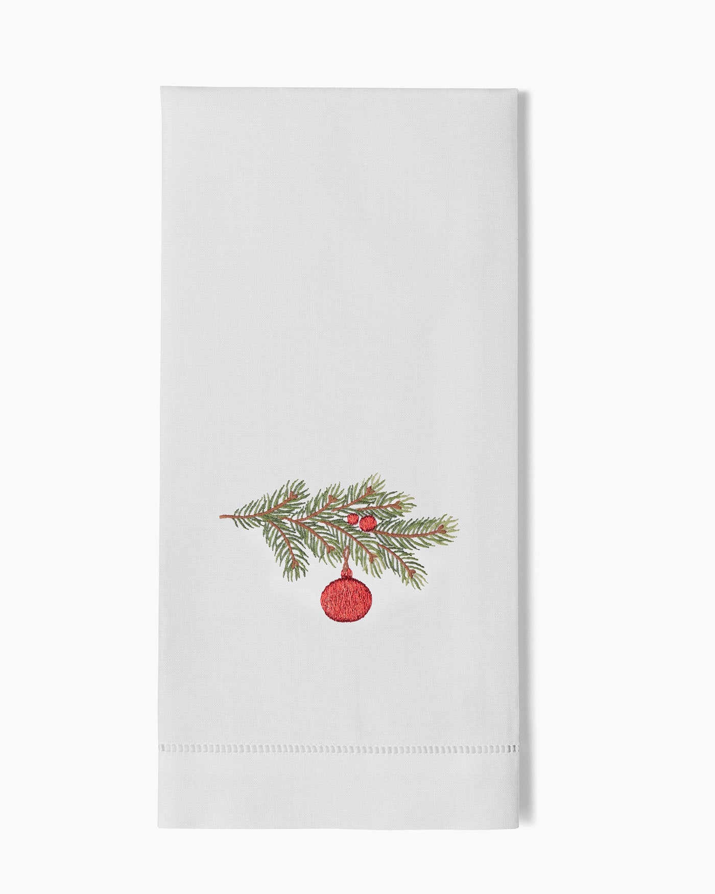 Pine Bough Ornament Hand Towel