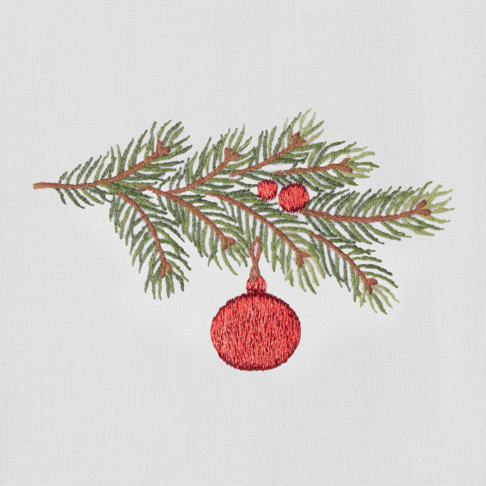 Pine Bough Ornament Hand Towel