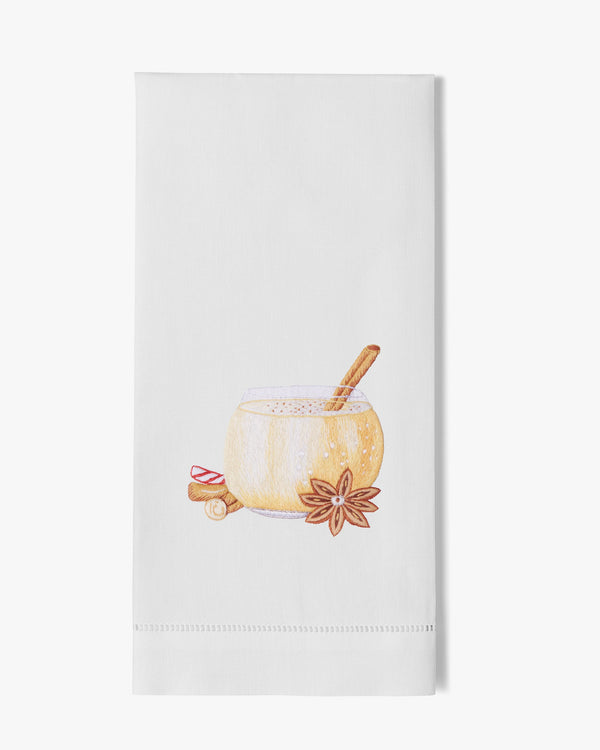 Photo of the Eggnog Hand Towel ensemble.