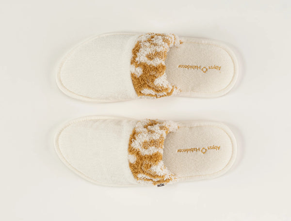 Photo of the Sauvage | Slippers ensemble.